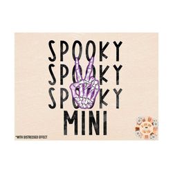 spooky mini png-halloween sublimation design-halloween mini png, mini sublimation, spooky season png, mommy and me hallo