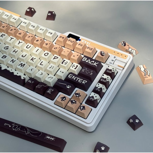 Cute Cat Keycaps Set For Mechanical Keyboard - Inspire Uplift