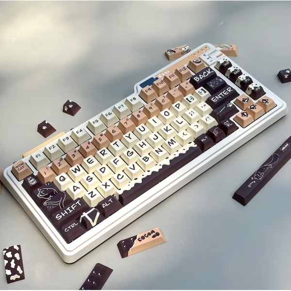 Cute Cat Keycaps Set For Mechanical Keyboard | Inspire Uplift