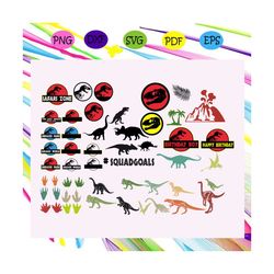 jurassic park bundle svg,jurassic park svg, jurassic park party, jurassic birthday, jurassic world svg,trending svg for