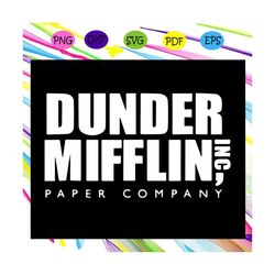 dunder mifflin paper company svg, the office svg, dunder miffin svg, michael scott for silhouette, files for cricut, svg