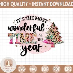 it's the most wonderful time of the year png, christmas png