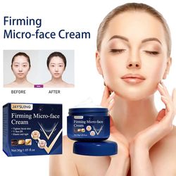 Face-lift Slimming Cream, Face Fat Burning Anti-Wrinkle Products 30g, V-Shape Slimming Removal Masseter Muscle Double Ch