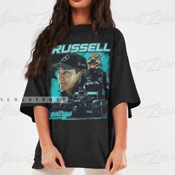 george russell shirt driver racing championship formula racing tshirt british design vintage graphic tee sweatshirt hood