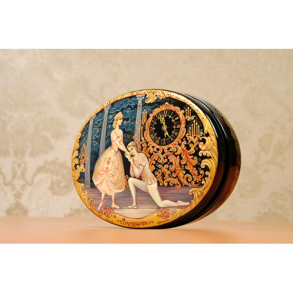 Cinderella ballet jewelry box