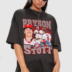 bryson stott retro 90s vintage shirt, bryson stott, baseball shirt, graphic unisex bootleg shirt, bryson stott gift for