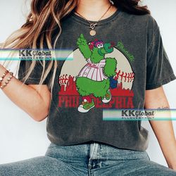 phillies baseball shirt, dancing on our own philly shirt, vintage phillie phanatic cartoon sweatshirt, game shirt, fan g