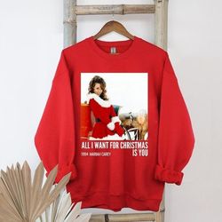 mariah carey 1994 christmas shirt, mariah carey merry christmas one and all tour 2023, all i want for christmas sweatshi