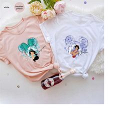 disney princess jasmine shirt, jasmine princess shirt, jasmine couple shirt,