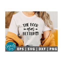 the book was better svg, book lover svg, reading svg, library svg, book quotes svg, funny quotes, book worm svg, nerd sv