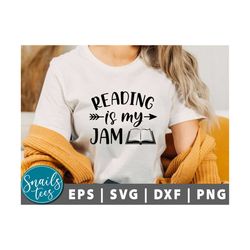 reading is my jam svg, book svg, reading svg, halloween svg,, book lover svg, bookish png, library svg, book worm svg, c