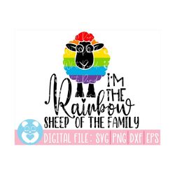 gay pride svg,rainbow sheep svg, lgbt svg,gay svg, pride svg, rainbow svg, gay pride shirt svg, gay festival outfit svg,
