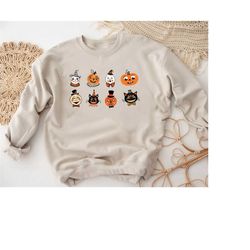 Pumpkin Face Sweatshirt, Halloween Hoodie, Fall Shirt, Halloween Party Shirt, Halloween Costume, Halloween Matching Shir