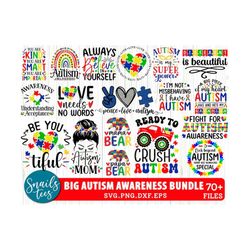 autism svg bundle, png, autism awareness svg, au-some svg, autism quote svg, puzzle svg, autism ribbon svg, puzzle piece