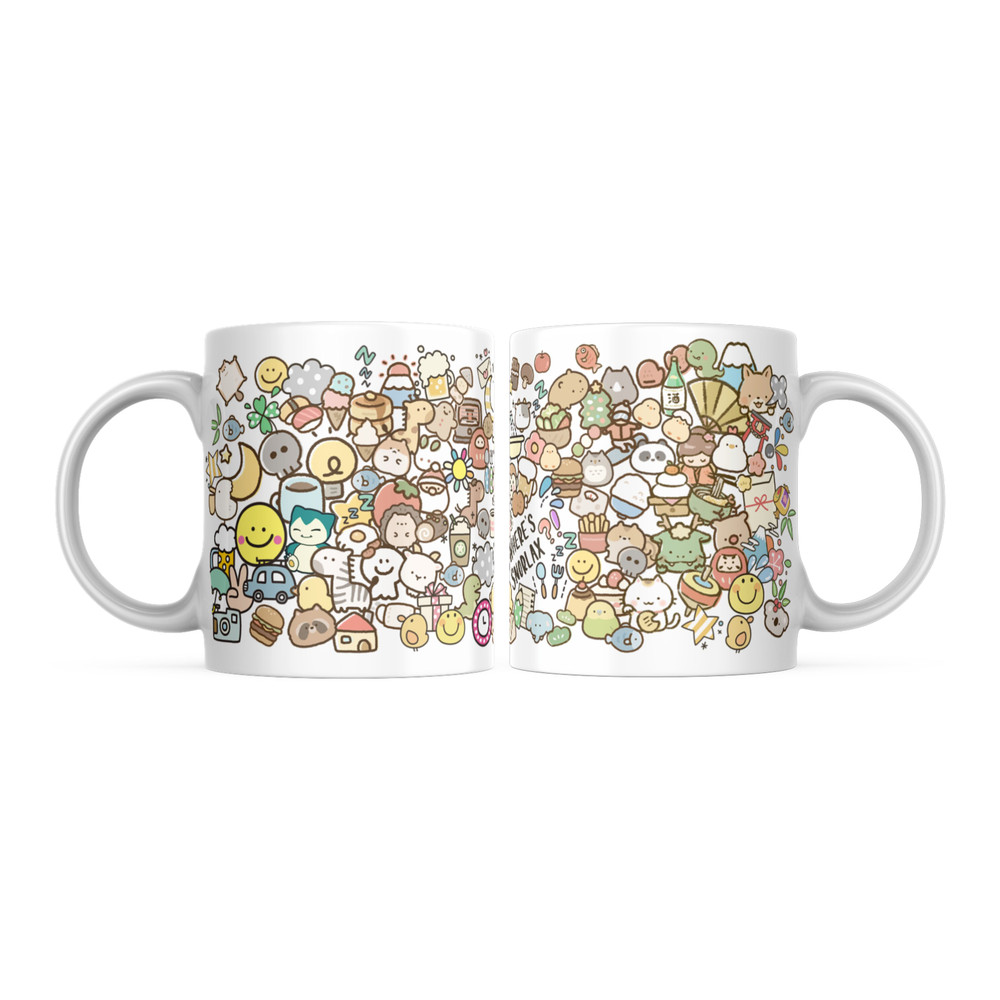 Character Coffee Mug  11oz Coffee Mug  Nerdy Gift Idea  Where's Waldo Inspired  Pokemon Gift  Snorlax Coffee Mug  Snorlax Mug - 2.jpg