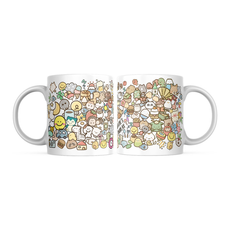 Character Coffee Mug  11oz Coffee Mug  Nerdy Gift Idea  Where's Waldo Inspired  Pokemon Gift  Snorlax Coffee Mug  Snorlax Mug - 2.jpg