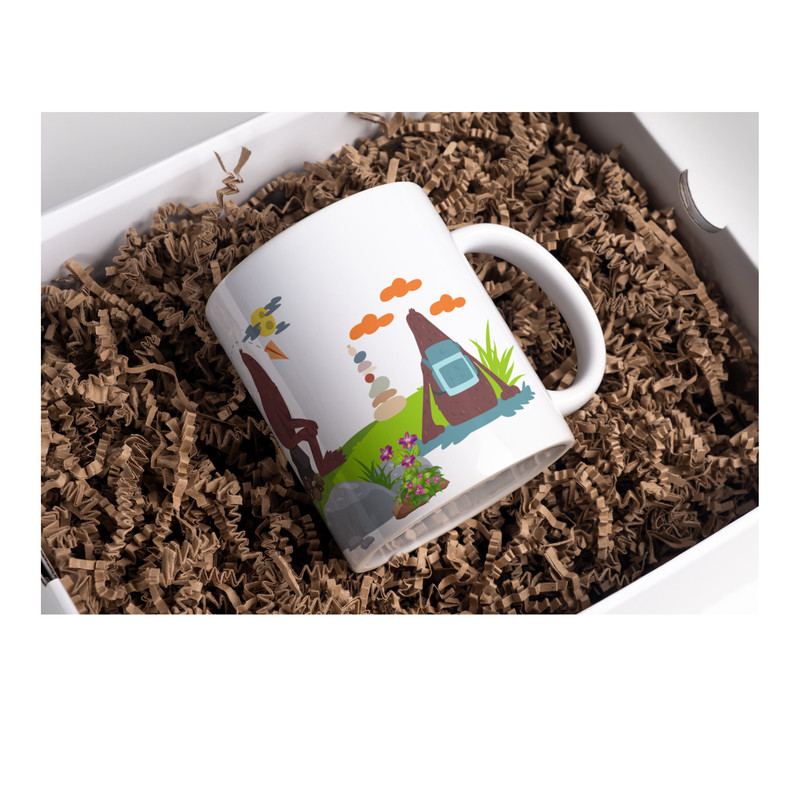 Cute Bigfoot Coffee Mug 11 or 15oz Coffee Mug Snarky Gift Idea Introvert Coffee Mug Fall Coffee Mug Hiker Gift Cryptid Mug - 6.jpg