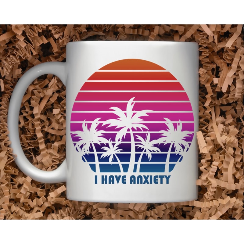 Sarcastic Coffee Mug, 15oz coffee mug, snarky gift idea, I have anxiety mug, introvert gift idea - 1.jpg