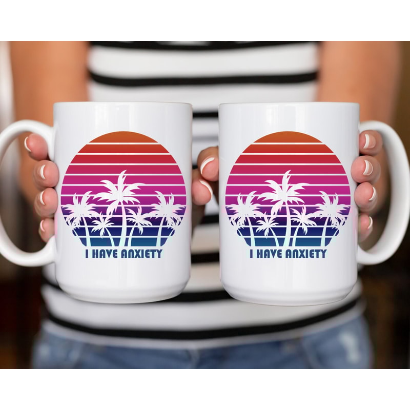 Sarcastic Coffee Mug, 15oz coffee mug, snarky gift idea, I have anxiety mug, introvert gift idea - 4.jpg