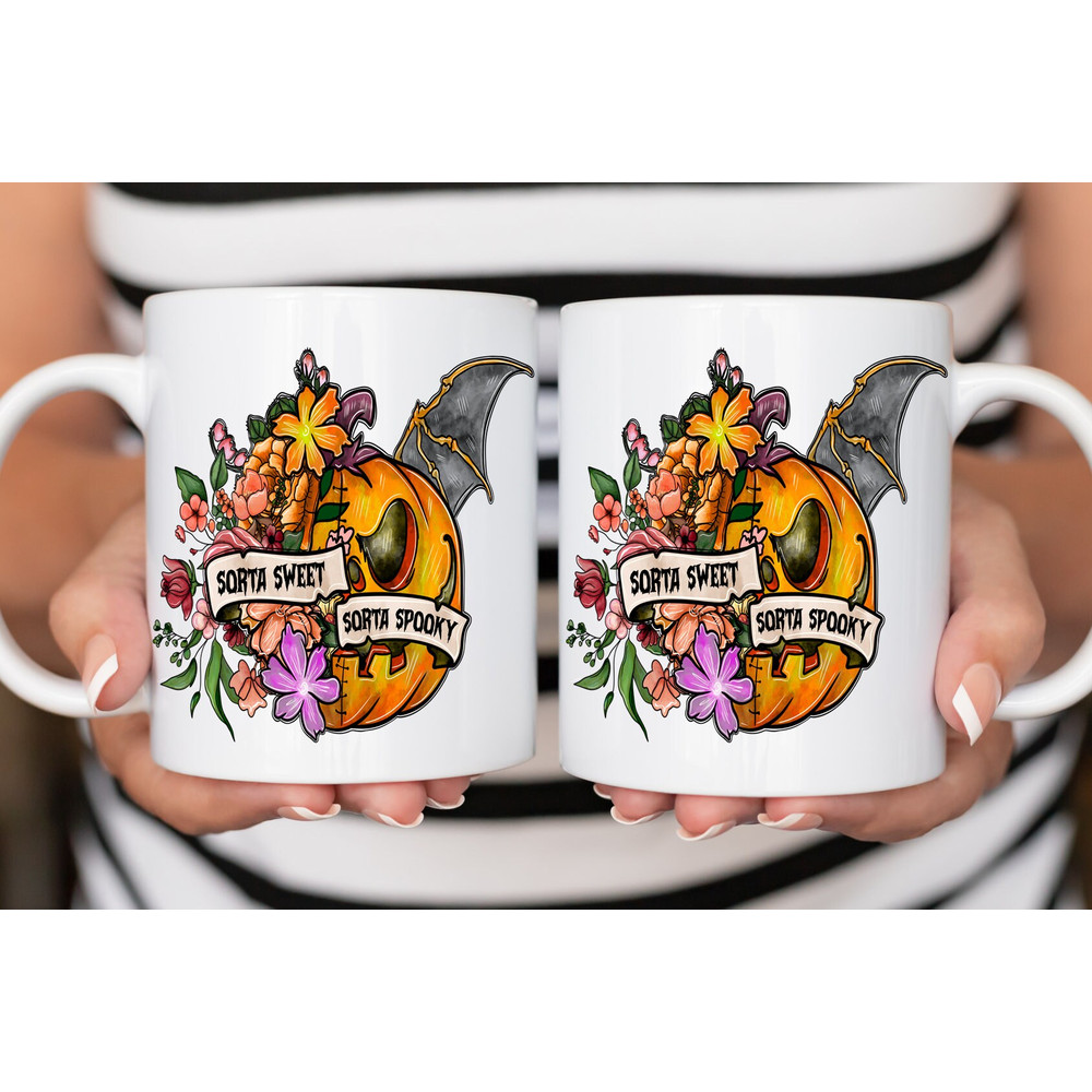 Spooky Coffee Mug 11 or 15oz Coffee Mug Halloween Mug Sorta Spooky Sorta Sweet Sarcastic Coffee Mug Sorta Spooky Coffee Mug - 3.jpg