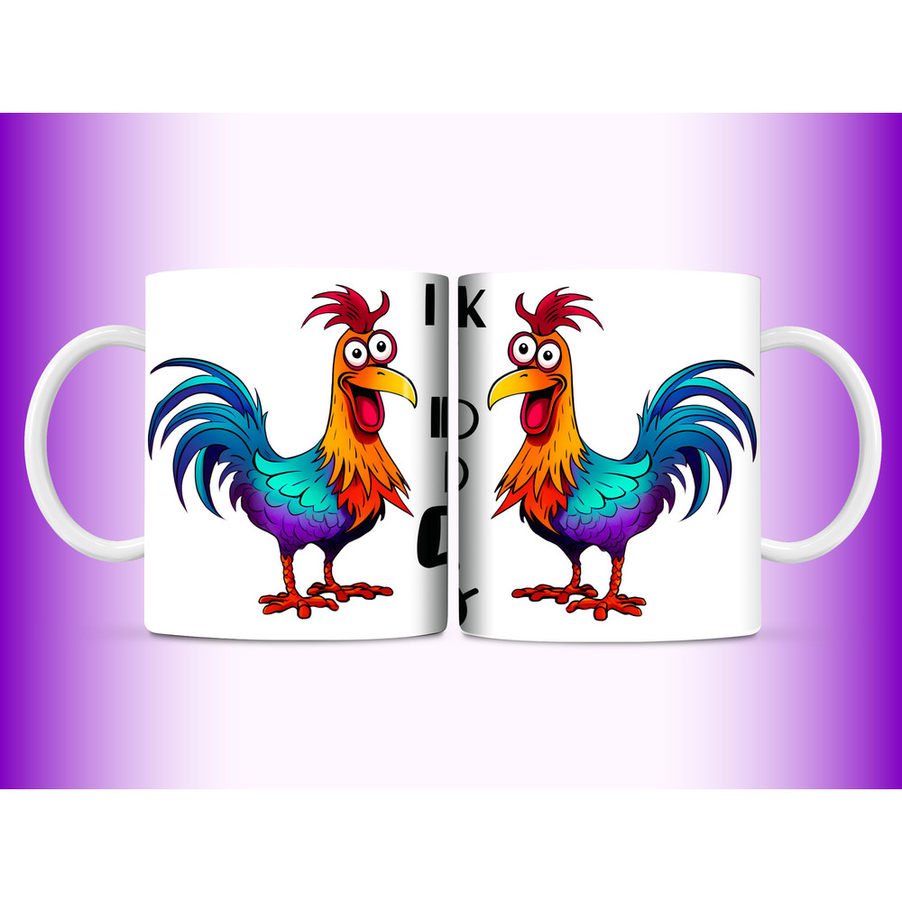 Sarcastic Funny Chicken Mug Wrap, 11oz and 15oz Mug Wrap Sublimation PNG, Instant Digital Download, Sassy Mom Mug Design, Rooster PNG - 6.jpg
