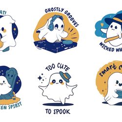 cute ghost svg, cute halloween svg, cute halloween stickers, halloween vibes, ghost svg,