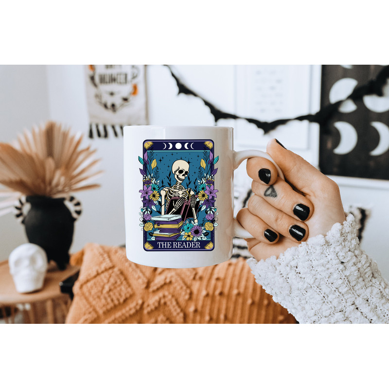 Funny Mug - The Reader Tarot Card Mug - Reading Mug - Bookworm Gifts - 2.jpg