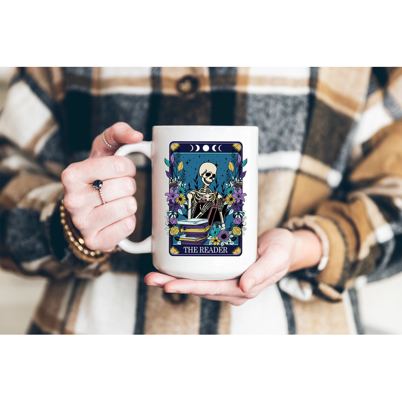Funny Mug - The Reader Tarot Card Mug - Reading Mug - Bookworm Gifts - 6.jpg
