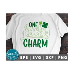 one lucky charm svg png dxf st patricks day svg mr lucky charm svg irish baby irish svg shamrock lucky one cut files for