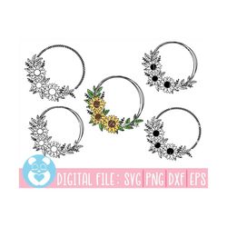 bundle floral svg, flowers svg, cold cup svg, floral summer tumbler, gift decal, coffee cold cup svg,silhouette, lnstant