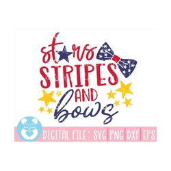 stars stripes and bows svg, stars stripes and bows cut file, 4th of july svg, independence day svg, usa svg, patriotic s