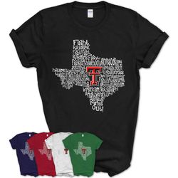 texas tech red raiders fight song t-shirt &8211 apparel &8211 teezou store