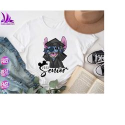 stitch graduation shirt, disney graduation gifts, disney graduation trip shirt, disney graduate shirt, disney school tri