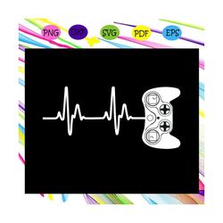 heartbeat video games, video games svg, video games shirt, game svg, game gift,gift for boy,trending svg files for silho