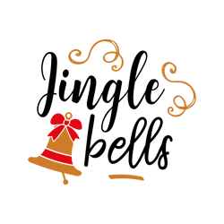 jingle bells svg, christmas svg, winter svg, holidays svg, christmas clipart, merry christmas svg, digital download