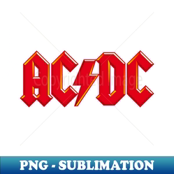 Acdc - PNG Transparent Sublimation Design - Perfect for Subl - Inspire ...