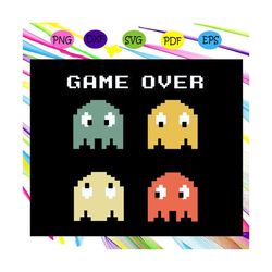 game over svg, gaming svg, game life svg, video games svg, gamer for silhouette, files for cricut, svg, dxf, eps, png in