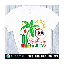 christmas in july svg, summer christmas svg, vacation christmas svg, summer vacations