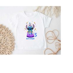 stitch birthday  boy shirt, custom stitch birthday shirt, lilo and stitch birthday shirt, disney stitch birthday party s