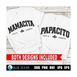 mamacita svg, papacito svg cinco de mayo svg, couples cinco de mayo, matching couples shirt