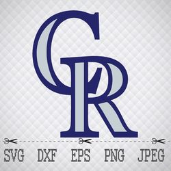 colorado rockies logo svg,png,eps cameo cricut design template stencil vinyl decal tshirt transfer iron on