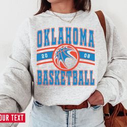 vintage oklahoma city thunde sweatshirt t-shirt, thunder sweater, thunder t-shirt, vintage basketball fan, retro oklahom