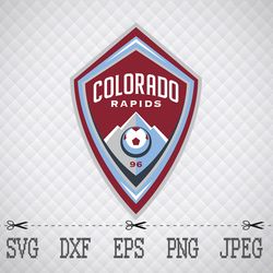 colorado rapids logo svg,png,eps cameo cricut design template stencil vinyl decal tshirt transfer iron on