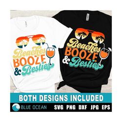 beaches booze and besties svg, girls trip svg, girls beach trip svg, beach shirt svg