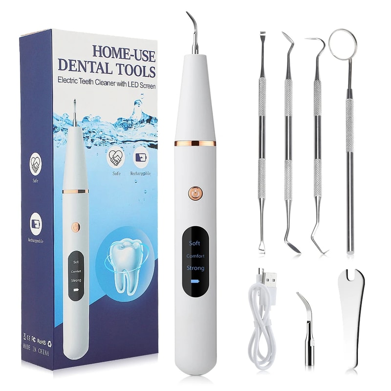 Tooth Scaler Ultrasonic Dental Scaler For Teeth Tartar Stain Tooth Calcul | Inspire ...