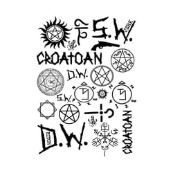 supernatural symbol bundle svg, trending svg, sw dw svg, supernatural svg, winchester, winchester brothers, spn svg, dea