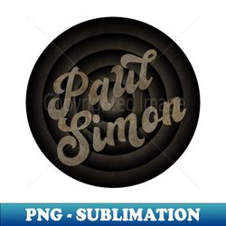 Paul Simon - Vintage Aesthentic - Sublimation-Ready PNG File - Transform Your Sublimation Creations