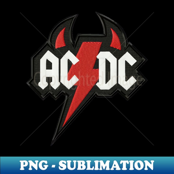 ACDC Devil - Creative Sublimation PNG Download - Instantly T - Inspire ...