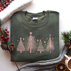 christmas sweater, christmas sweater, christmas crewneck, christmas tree sweatshirt, holiday sweaters for women, winter