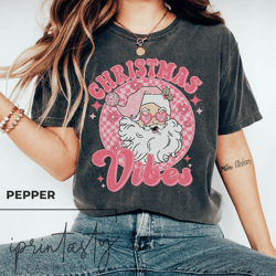 holiday vibes t-shirt, cute chritmas tee, retro christmas tee, holiday apparel, holiday apparel, iprintasty christmas, c